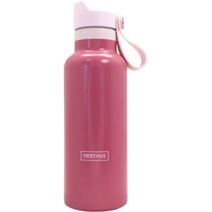 Drinkfles vacuum 500ml roze - CLICK! & DRINK