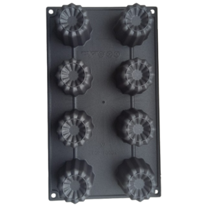 Moule silicone pour 8 canelé bordelais 19606