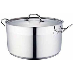 Traiteur avec couvercle Gastronomie Ø30cm inox