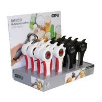 Ouvre-bouteilles, boîtes et bocaux 5 en 1 Aperto - Display 16pcs.