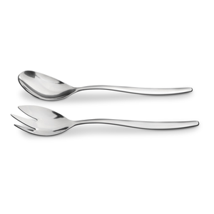 Couvert à salade en inox poignée satiné 20cm