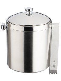Ijsemmer Ø11cm H16cm inox satiné dubbelwandig