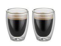 Verre à double paroi 80ml 2pcs
