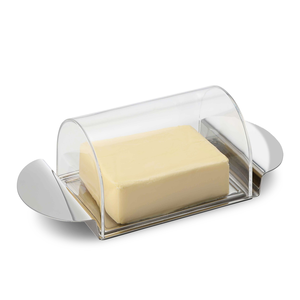 Cloche à beurre/fromage 11,5x19cm inox - dernière pièce