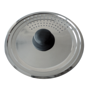 Deksel met zeef inox Ø22/24/26cm