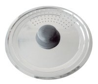 Deksel met zeef inox Ø22/24/26cm