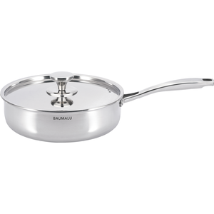 Sauteuse met deksel Triplinox Ø24cm/ht:7.5cm