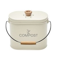 Compostemmer 3l ovaal m/filter beige