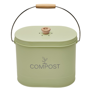 Seau à compost 7l oval avec filtre vert