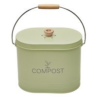 Compostemmer 7l ovaal m/filter groen