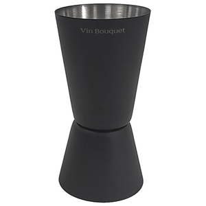Maatbeker zwart 25/50ml