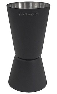 Maatbeker zwart 25/50ml