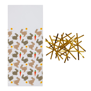 Sachets cellofaan Pâque(12,5x28,5cm) 20pcs