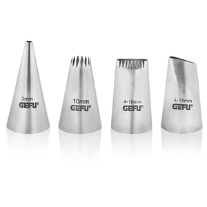 Deco-spuitmondjes inox 4dlg (3/6)