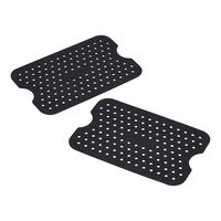 Tapis de cuisson Airfryer silicone 19.5x13cm - set de 2pcs.