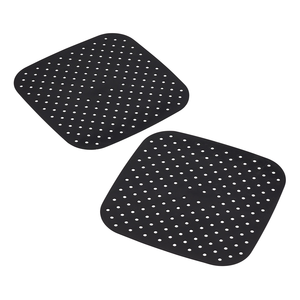 Bakmat Airfryer silicone vierkant 19cm - set van 2st.