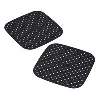 Bakmat Airfryer silicone vierkant 19cm - set van 2st.