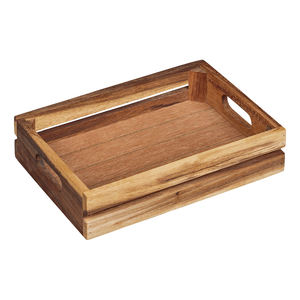 Plateau à servir acacia 30x21x7cm