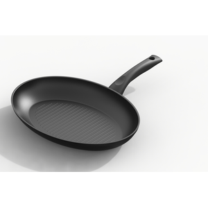 Vispan gegoten aluminium 35x43x5cm - keramisch