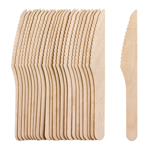 Couteau bois de bouleau 24pcs.