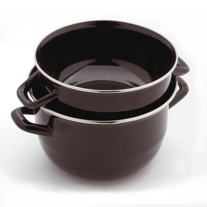 Mosselkom Ø24cm zwart