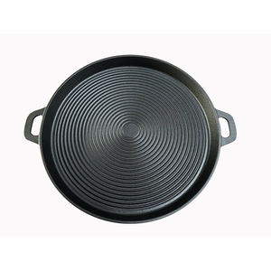 Grillpan gietijzer ge-emailleerd Ø34cm