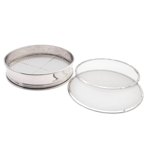 Tamis Ø30cm avec fonds échangeables (6mm-1,2mm-0,6mm)