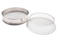 Tamis Ø30cm avec fonds échangeables (6mm-1,2mm-0,6mm)