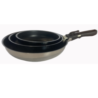 Braadpan Comète, set 3st. Ø20+24+28cm + 1 afneembare greep