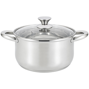 Faitout avec couvercle inox Ø24cm/ht:9.5cm
