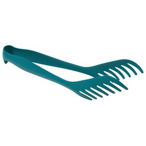 Pince à spaghetti inox 24cm Vintage bleu canard