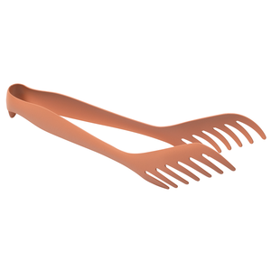 Pince à spaghetti inox 24cm Vintage vieux rose