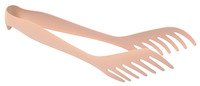 Pince à spaghetti inox 24cm Vintage vieux rose