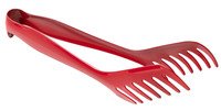 Pince à spaghetti inox 24cm Vintage rouge