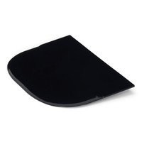 Racloir/diviseur à pâte noir 14,8cmx9,9cm