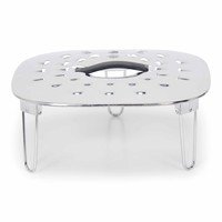 Anti-spatdeksel inox 21cm