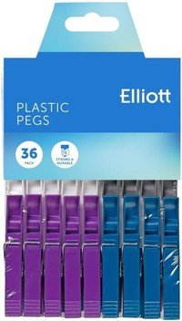 Wasknijper plastic 36st.