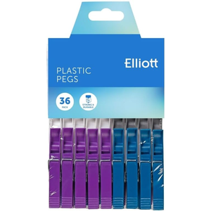 Wasknijper plastic 36st.