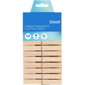 Wasknijper 24st. dennehout (groot)