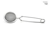 Theebalknijper Ø5cm inox