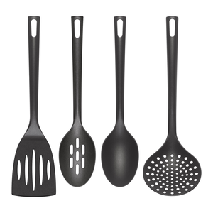 Set spatel/serveerlepel met gaten, serveerlepel, schuimspaan nylon