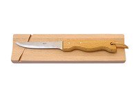 Planche à saucisson 24x6x2cm + couteau