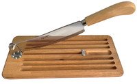 Coupe pain - ramasse-miettes hêtre huile (couteaux 250mm)