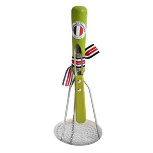 Presse puree + eplucheur M.bois - Vert