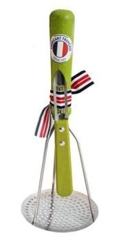 Presse puree + eplucheur M.bois - Vert