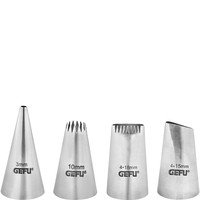 Deco-spuitmondjes inox 4dlg (3/6)