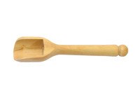 Schep voor fleur de sel 8cm buxushout