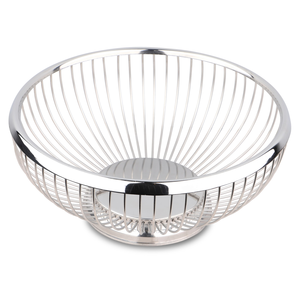Corbeille de pain/fruits inox Ø21,5cm h10cm