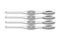 Curette à homard inox - set 4pcs