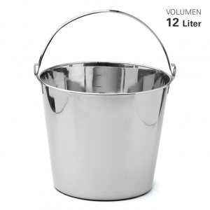 Seau inox 12l